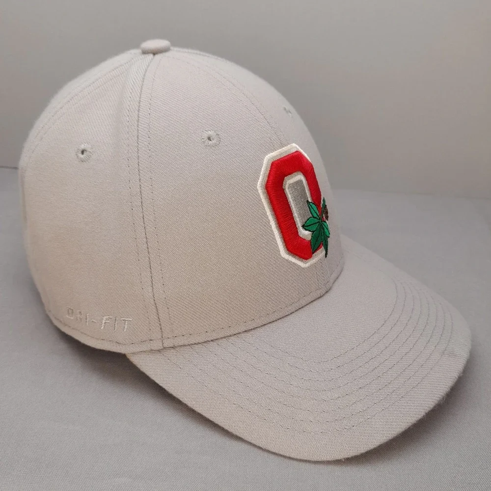 Nike Legacy91 Ohio State Buckeyes Gray NCAA Football Hat Cap One Size Flex Fit